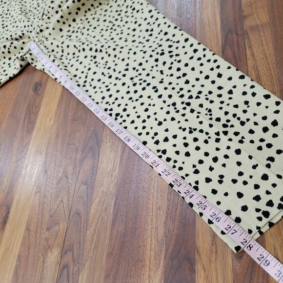 Loft Riviera Slim Mid Rise Cheetah Print Mid Rise Pants Size 14 NWT - Picture 3 of 9